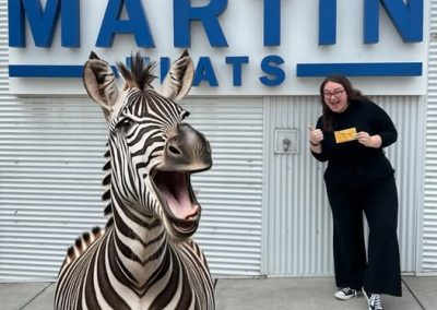 Ed the Zebra at Martin Flats