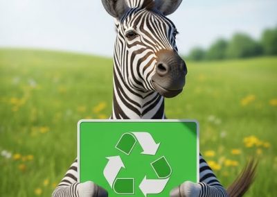 Ed the Zebra Recycling
