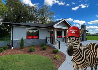Ed the Zebra at State Farm